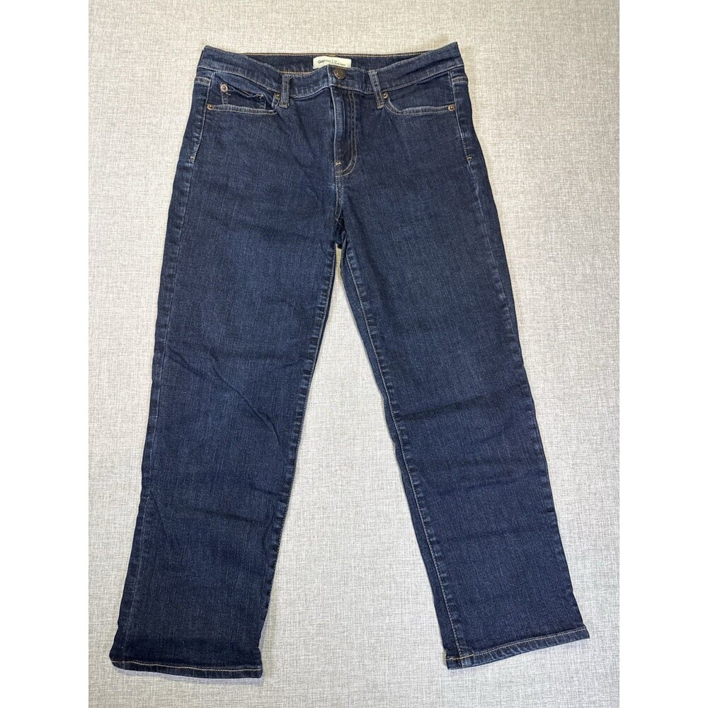 GAP 1969 Slim Crop Jeans Dark Wash Denim Stretch 29